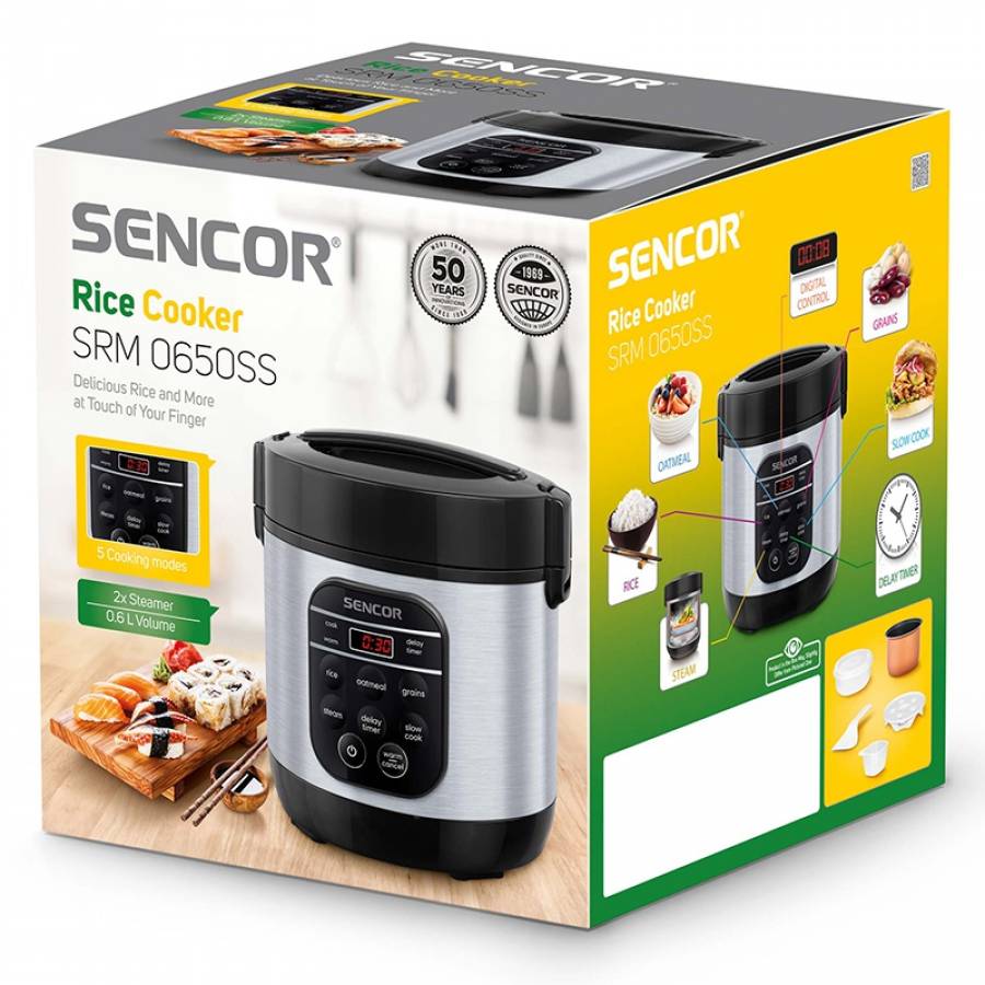 Aparat Gatit Orez Multifunctional, 5 Moduri Gatit, Afisaj Digital