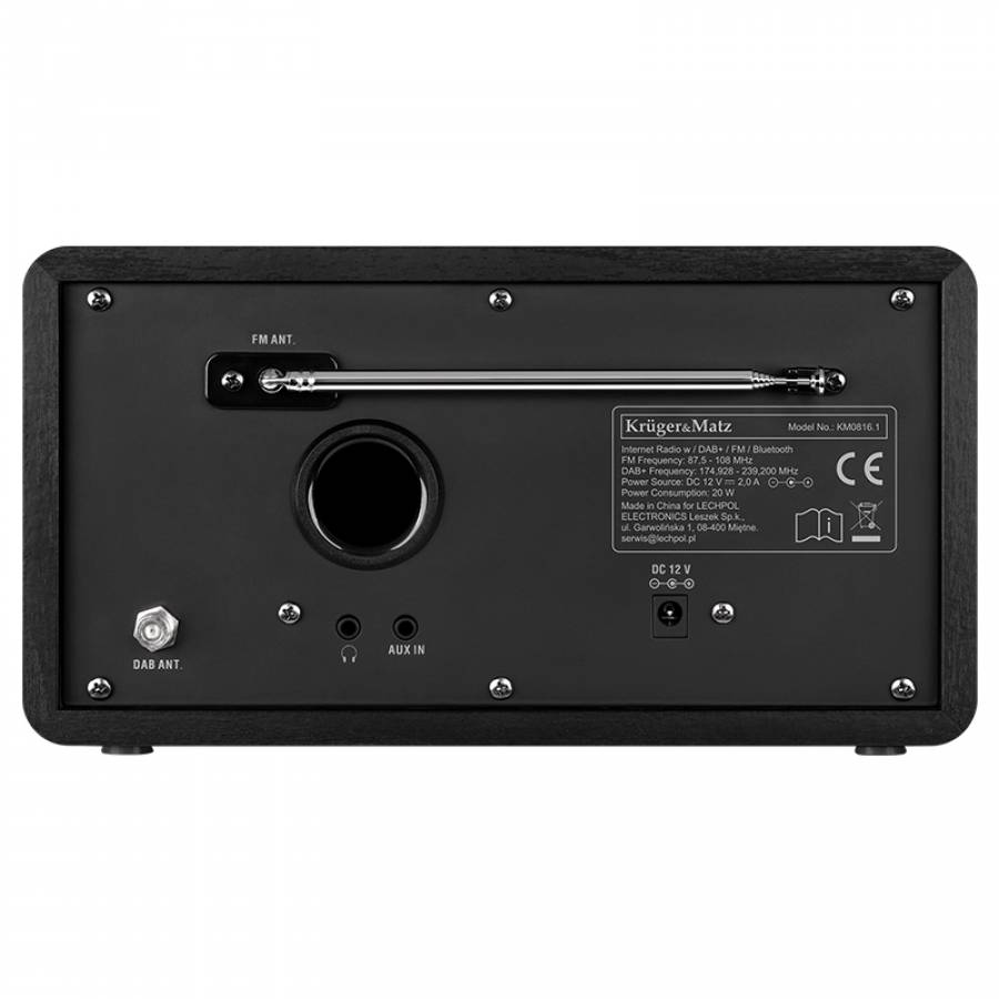 Radio Internet Bluetooth DAB+ Wi-Fi - Kruger&matz