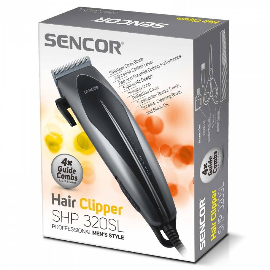 Masina de tuns, design ergonomic, alimentare la retea, Sencor