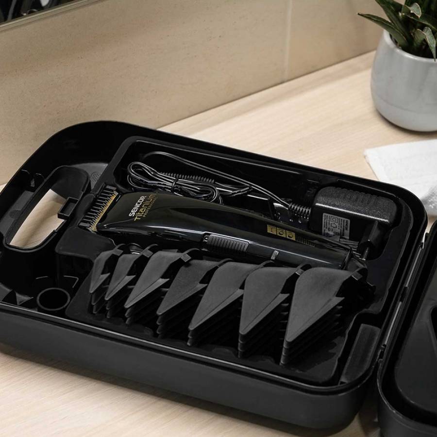 Masina De Tuns Profesionala 8 In 1, Lame Titan, Sencor