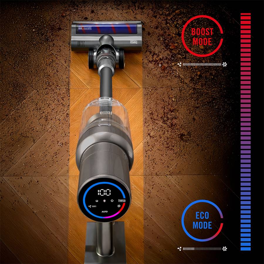 Aspirator Cu Acumulator 2 In 1 Sweeper 9000 Teesa