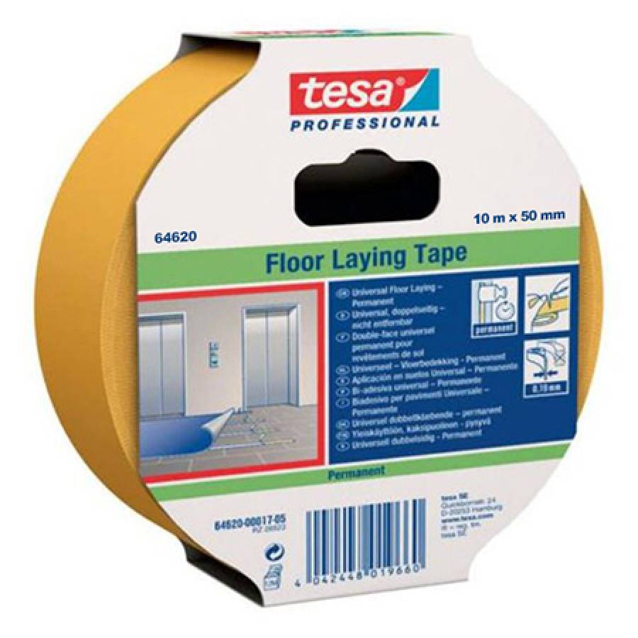 Banda adezivă dublu permanentă Tesa 50mm/10m