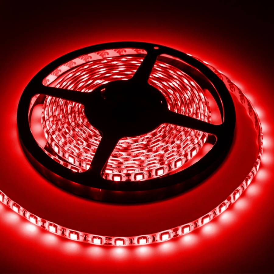 Banda LED, 5m, 300 LED-uri, Rosu, IP65