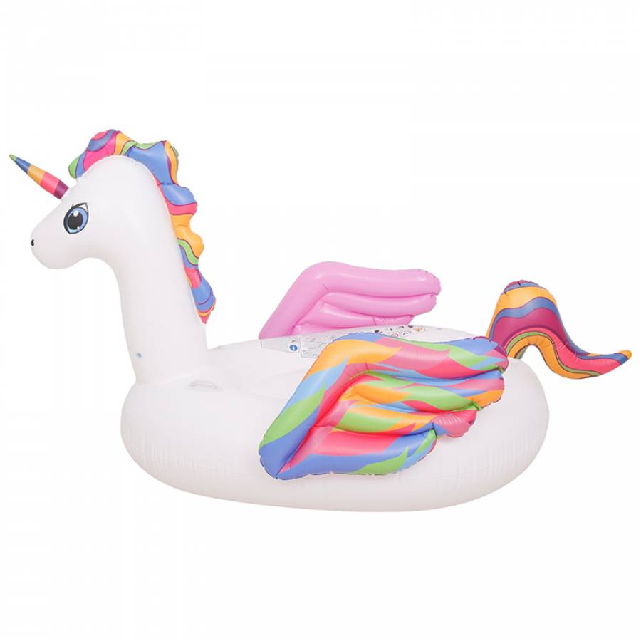 Barca Inflatabila Unicorn cu Manere, PVC, 222x132x123 cm