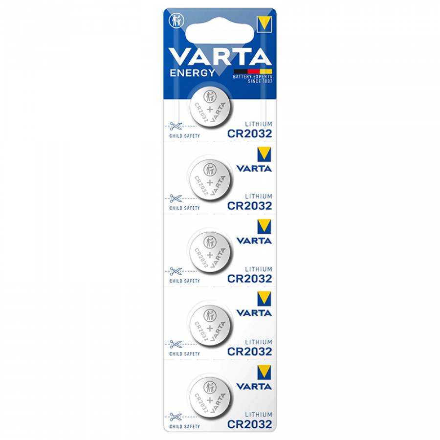 Baterie CR2032 Varta, Blister cu 5 Bucati