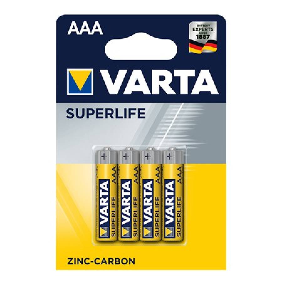 Baterie zinc-carbon AAA Superlife - blister 4 buc