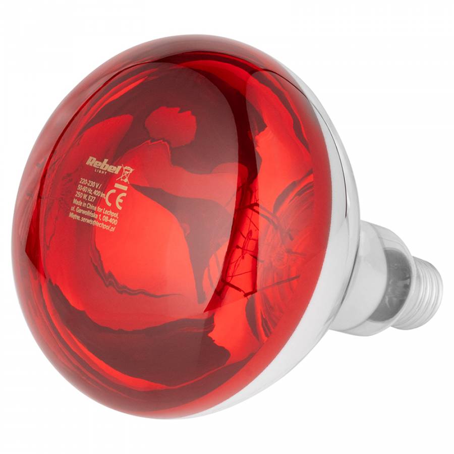 Lampa Infrarosu Crestere Pasari E27 R125 100w Rebel