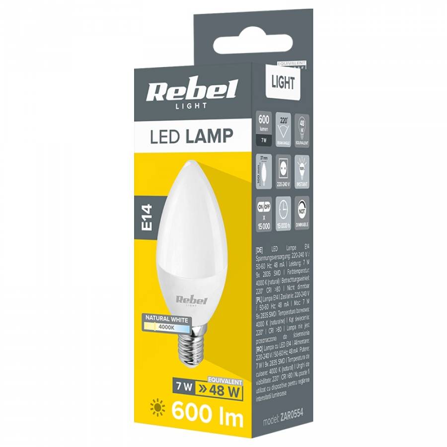 Bec Led E14 Putere Lumina Albă