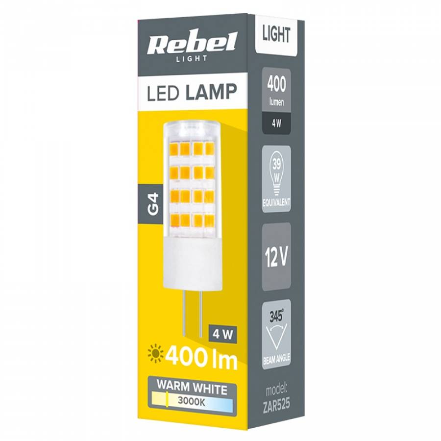 Bec Led G4 4w Alb Cald, 12v - EPREL