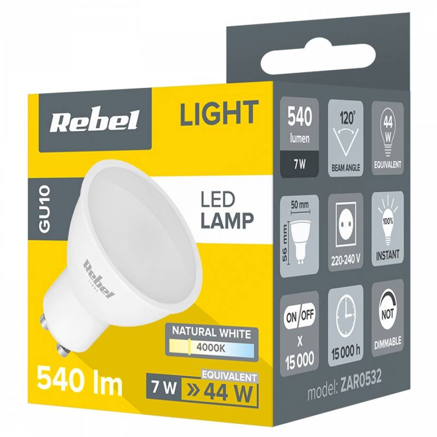 Bec Econom LED Reflecting 7W 4000K 230V Rebel