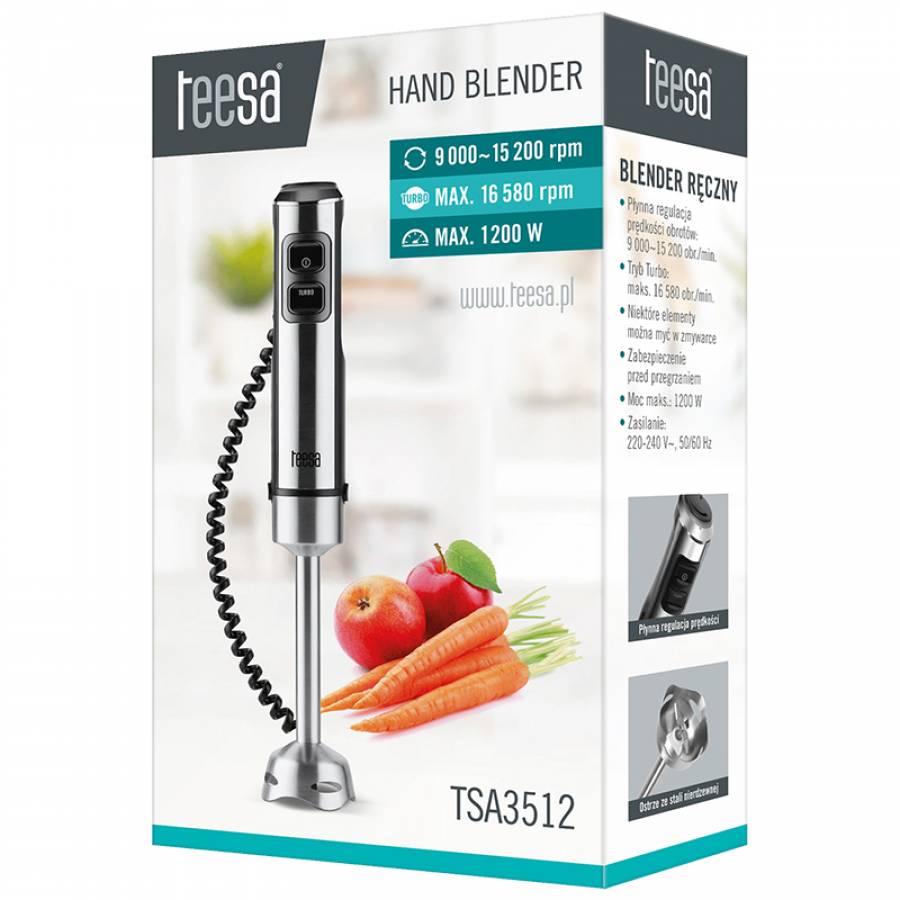 Blender portabil puternic Teesa 1200W.