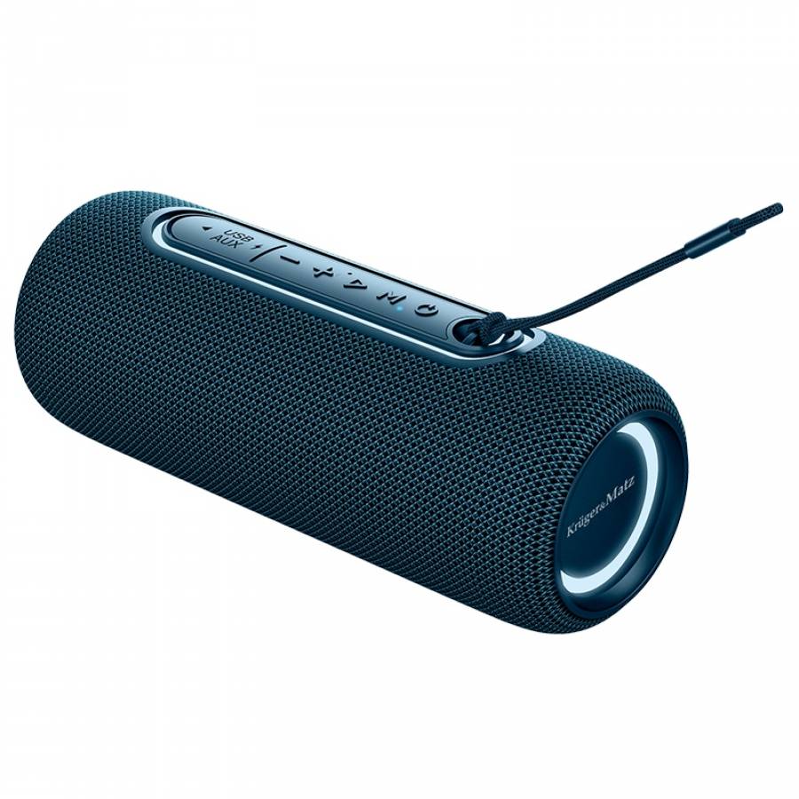 Boxa  Portabila Kruger&Matz Street Sound, Conectivitate Bluetooth, USB, Albastru