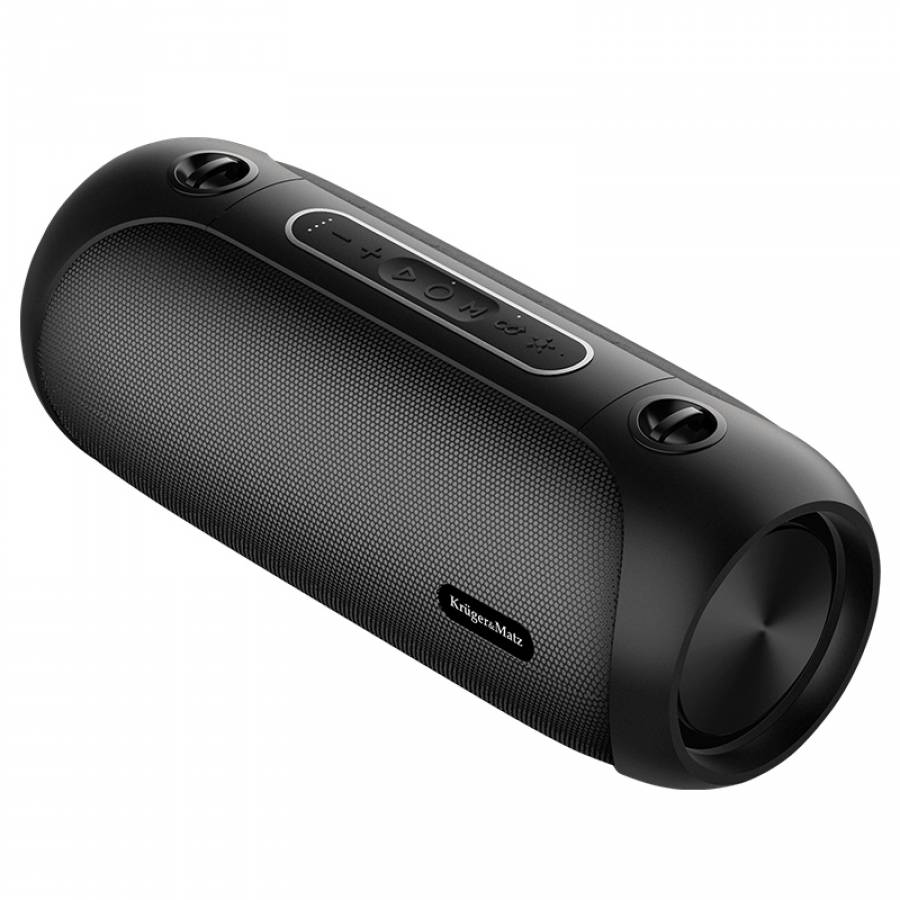 Boxa Portabila KRUGER&MATZ  Street XL, Conectivitate Bluetooth, USB, Aux, Iluminare RGB, Negru