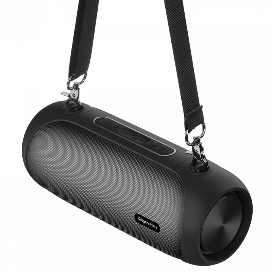 Boxa Portabila KRUGER&MATZ  Street XL, Conectivitate Bluetooth, USB, Aux, Iluminare RGB, Negru