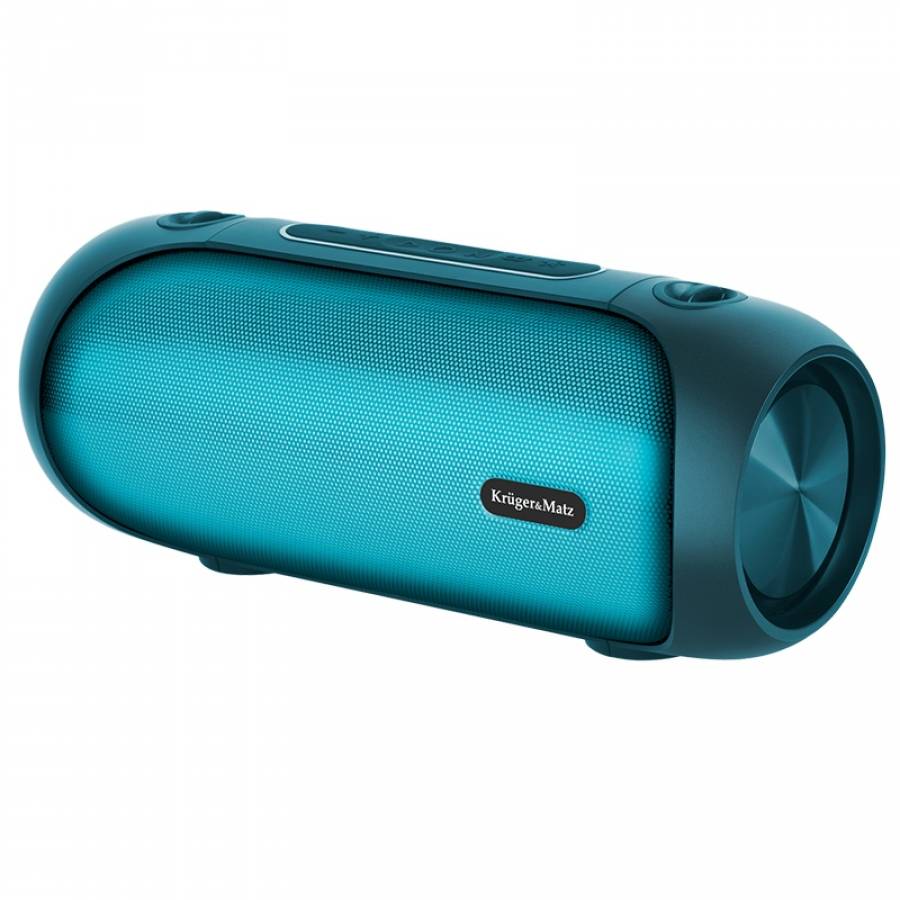 Boxa Portabila  KRUGER&MATZ  Street XL, Conectivitate Bluetooth, USB, Aux, Turcoaz