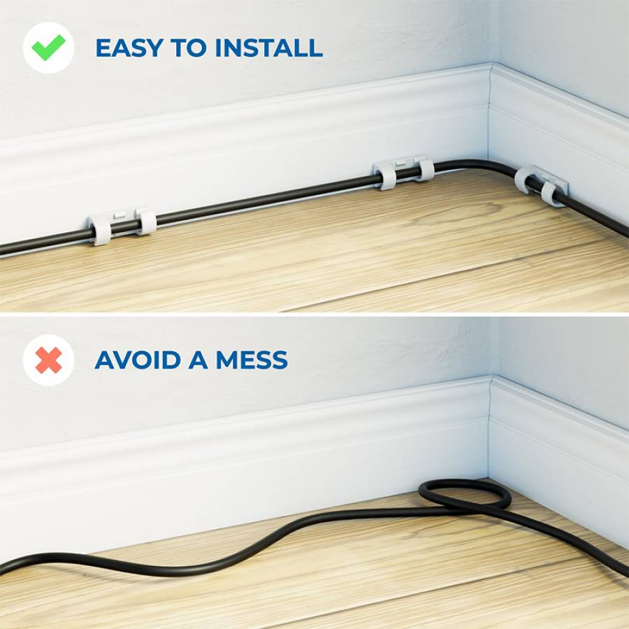 Cable Clips Set 20 Buc