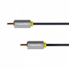 Cablu audio RCA-RCA 0.5m Kruger&Matz Basic