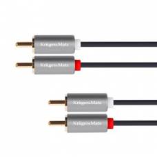 Cablu 2 RCA 10m Basic Kruger&Matz