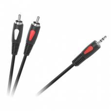 Cablu 3.5mm Tata-2rca 3.0m Eco-line Cabletech Clasa Economica