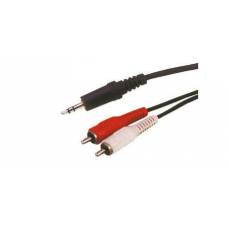 Cablu Audio 3.5 mm - 2 x RCA 10m