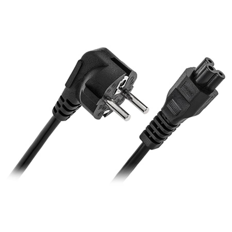 Cablu de alimentare lung pentru laptopuri, ideal pentru acasa.