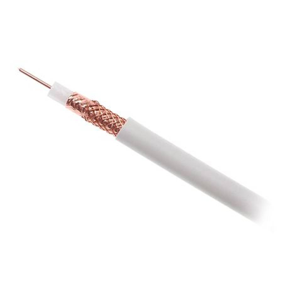 Cablu Coaxial Cupru K1000 100m, Alb, 75 ohm