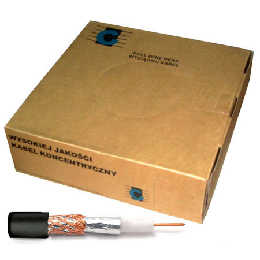 Rolă 200m Cablu Coaxial Negru RG59u 4.1mm (200m)