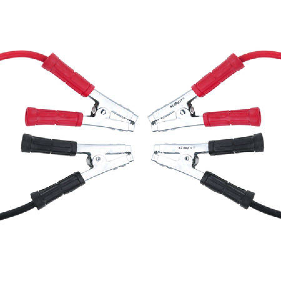 Cablu curent 600A 4m - Crocodili, rosu si negru.