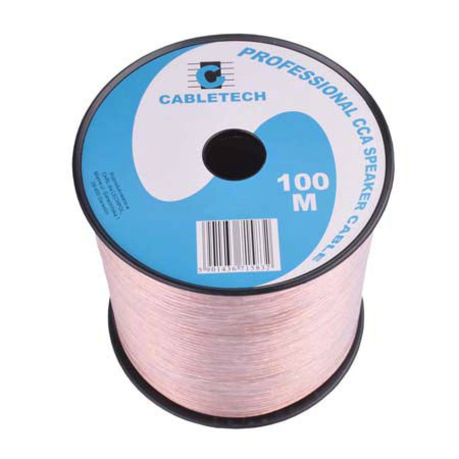 Cablu difuzor transparent CCA 2x0.5mm 100m