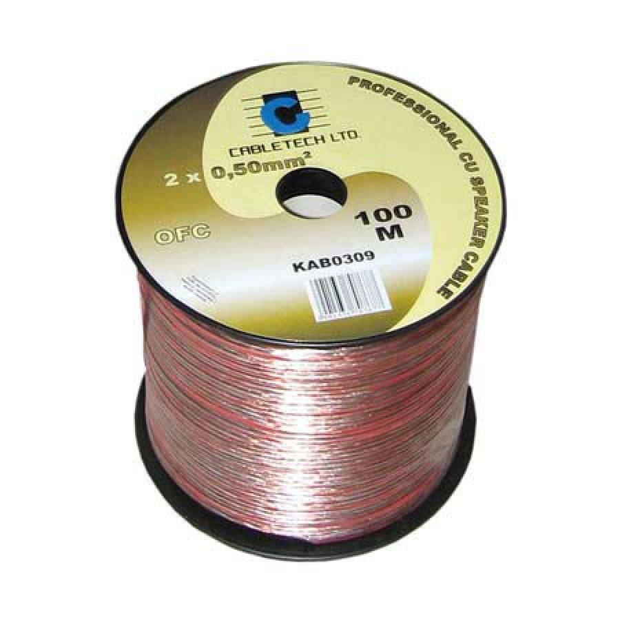 Cablu difuzor OFC, 1.5mm, 100m, 4 role
