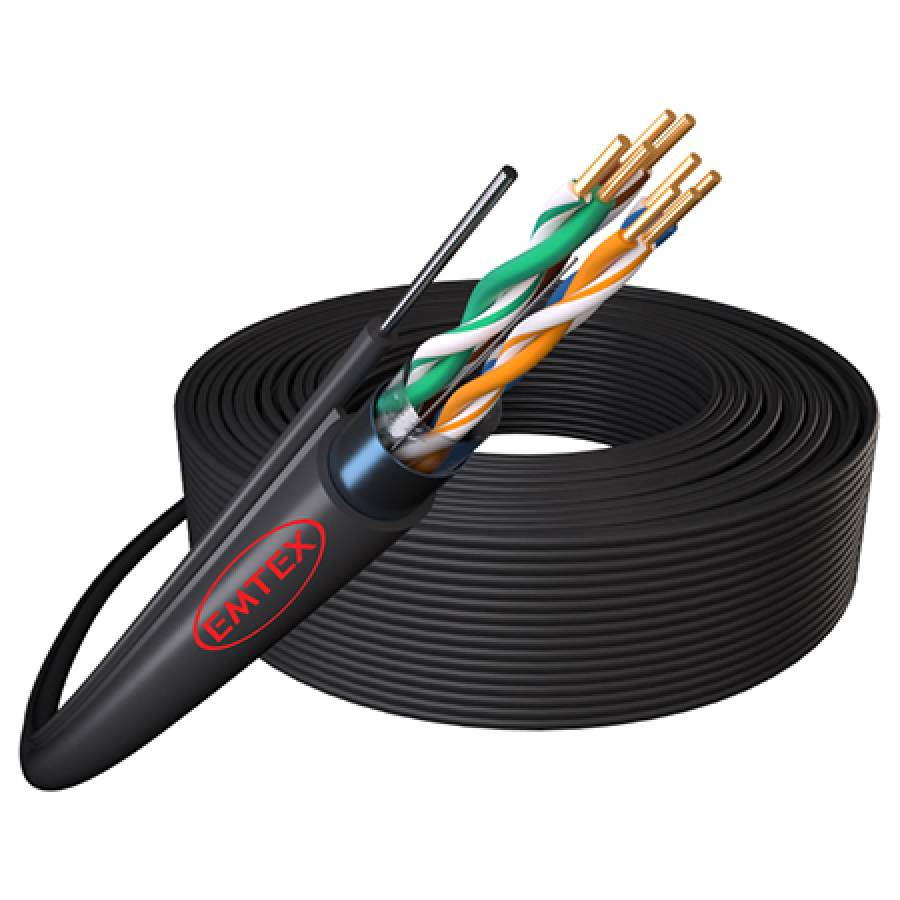 Cablu de retea Cat5e cu conductor de cupru 24awg