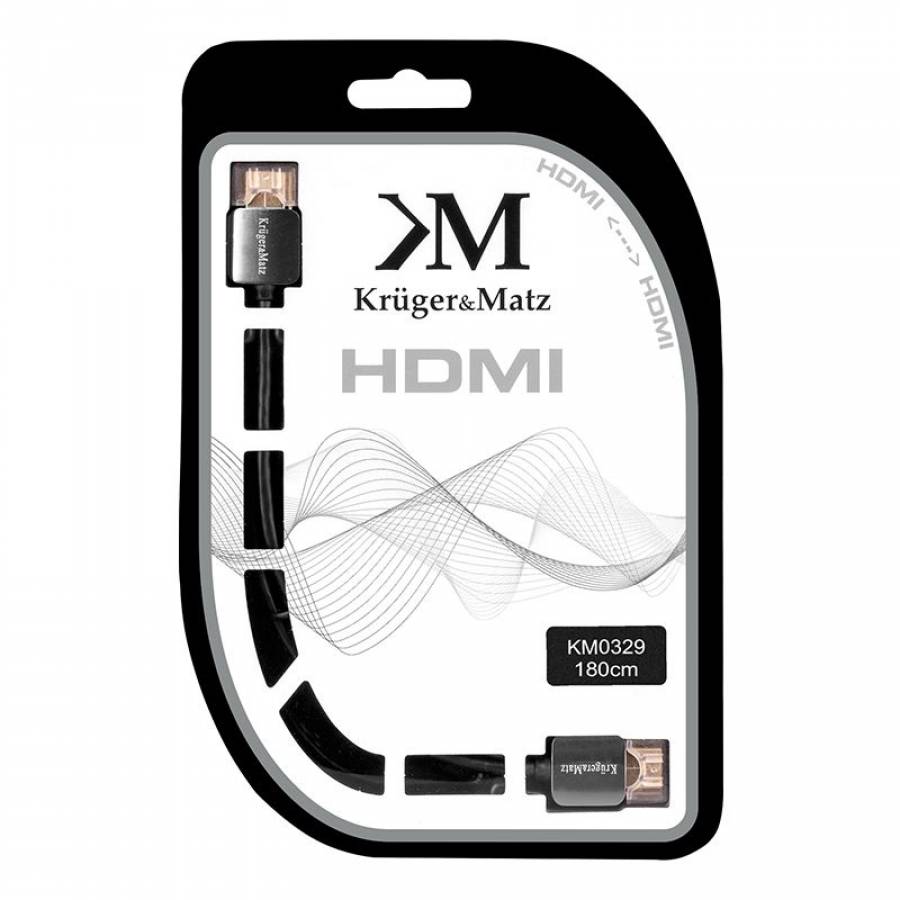 Cablu HDMI 4K UHD 1.8m Kruger&Matz