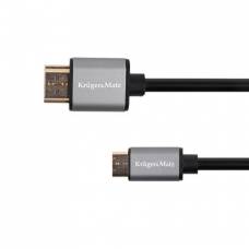 Cablu HDMI - Micro HDMI Basic 1.8m Kruger&Matz