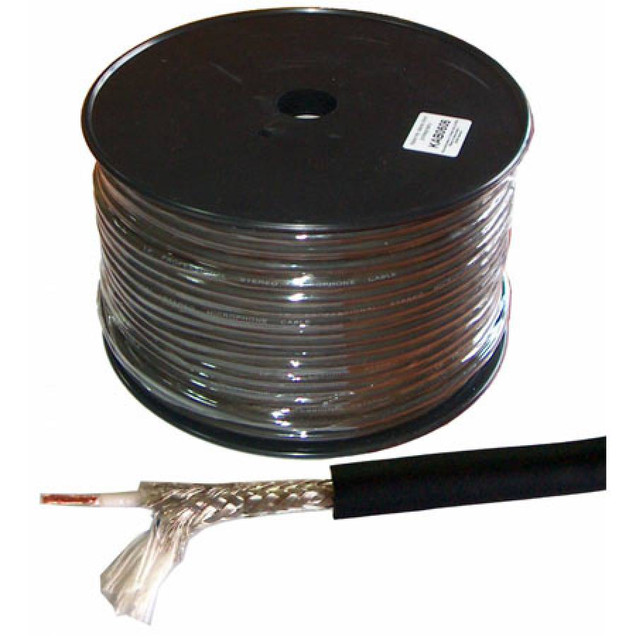 Cablu Profesional Microfon Mono 6mm 100m