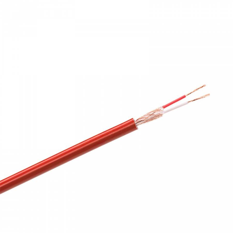 Cablu Microfon Import Rosu Lungime 100m