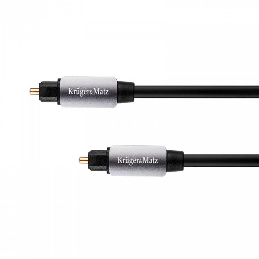 Cablu optic 2m Kruger&Matz, Toslink-Toslink 2.0