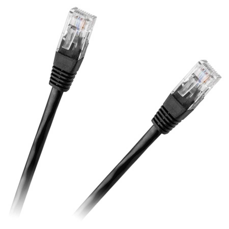 Patchcord Utp Cat6 25cm Negru, Rapid si Durabil.