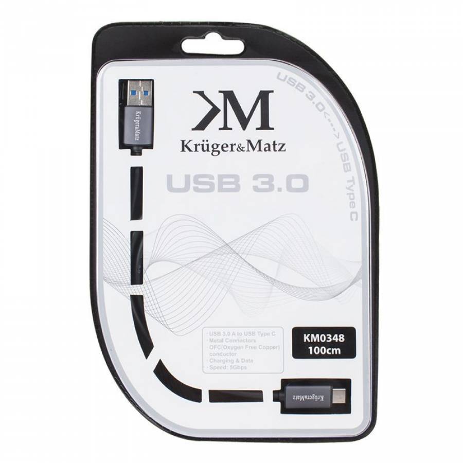 Cablu USB 3.0 tata - USB tata Tip C 1m