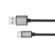 Cablu USB 3.0, USB C 5 Gbps 1m Kruger&m