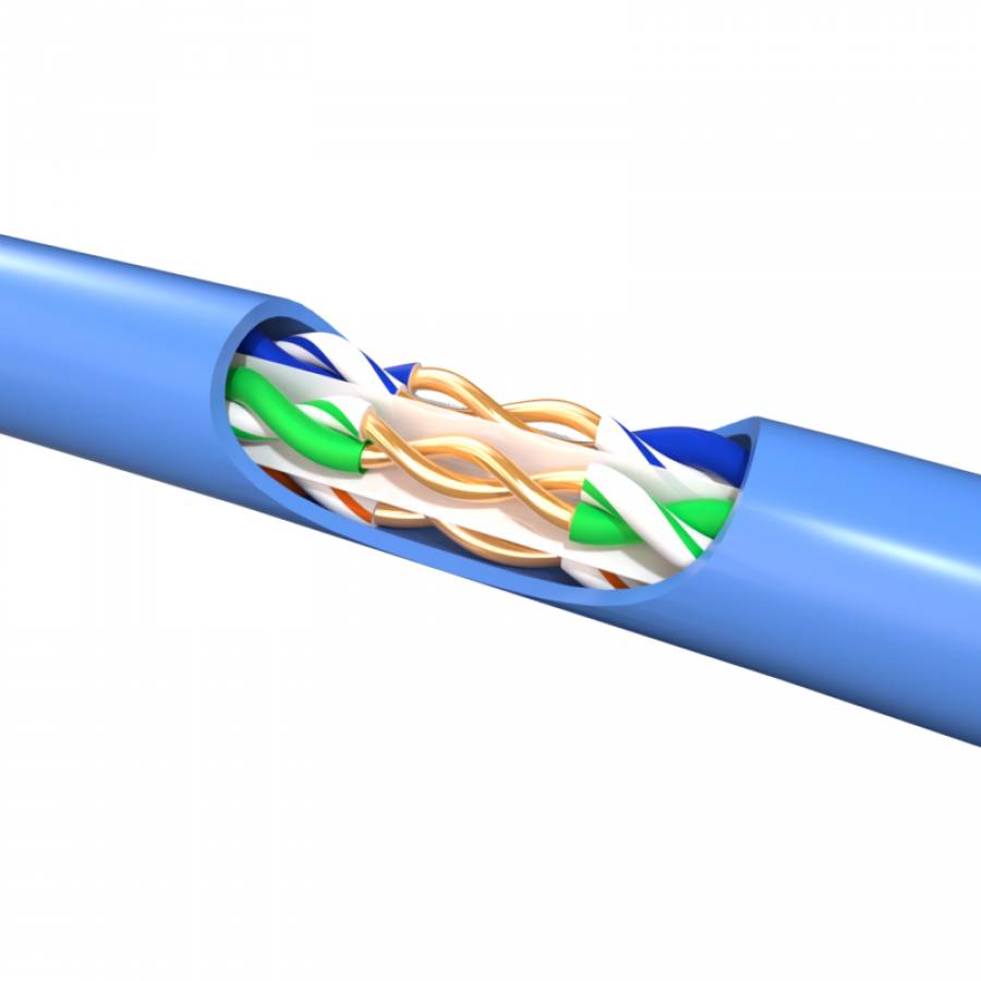 Rola Cablu Retea Cat6 24awg 305m Emtex Flexible