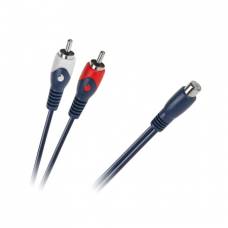 Cablu RCA MAMA - 2xTATA 0.2m