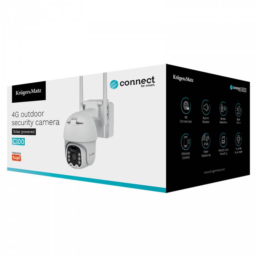 Camera Solara Wireless 4G Tuya K&m 3 Mpx