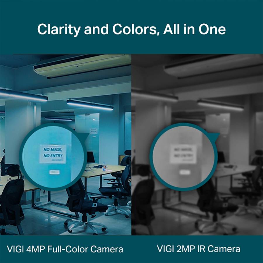 Camera de supraveghere Vigi, cu Fullcolor și 2.8mm