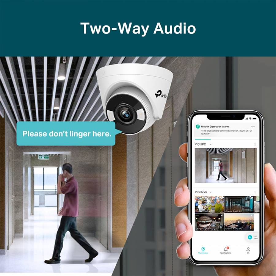 Camera de supraveghere Vigi, cu Fullcolor și 2.8mm