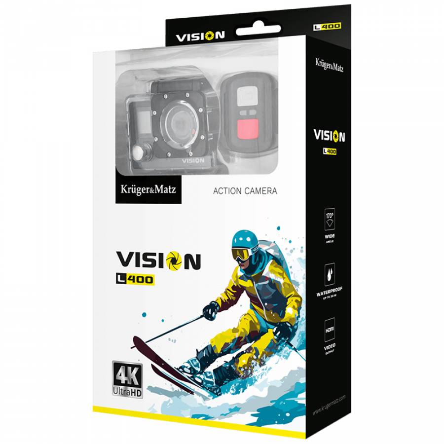 Camera Actiune Sport Ultra 4K Kruger&matz Vision