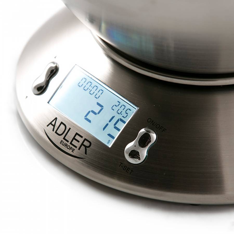 Cantar Bucatarie Bol Inox 5kg Adler