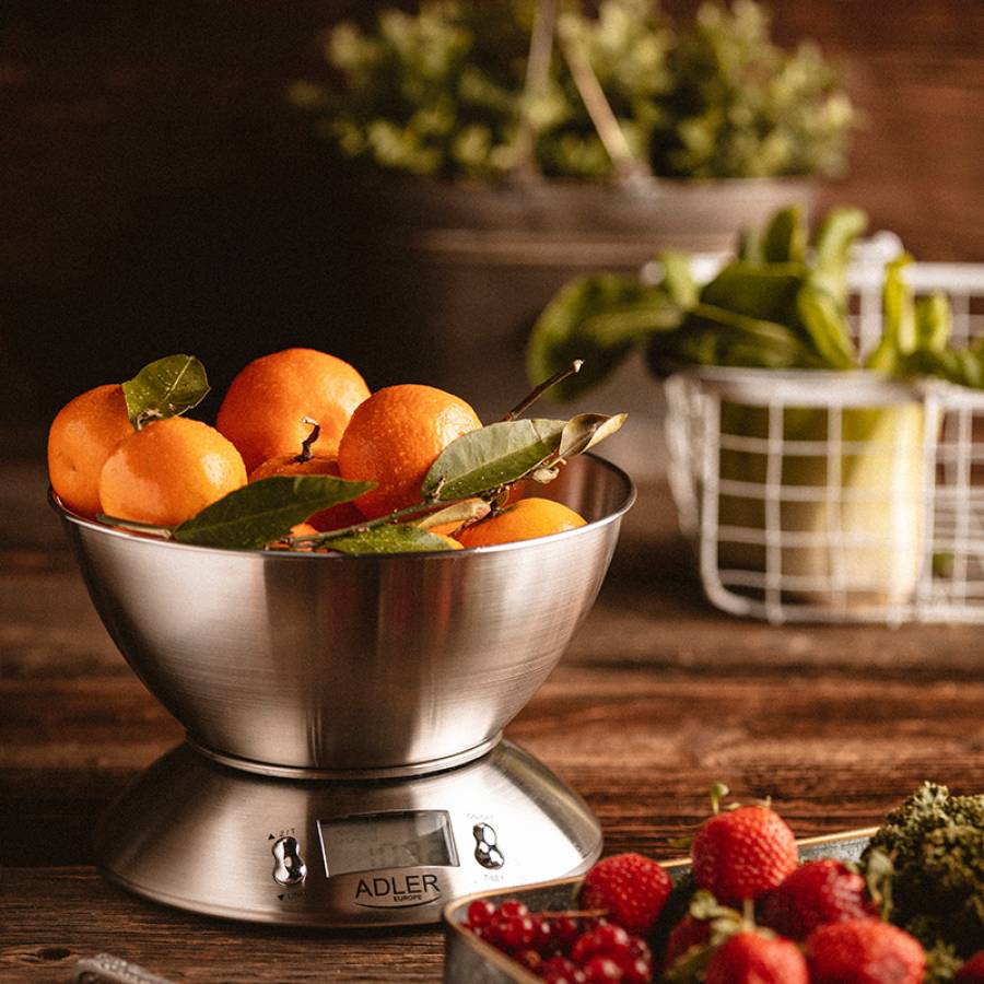 Cantar Bucatarie Bol Inox 5kg Adler