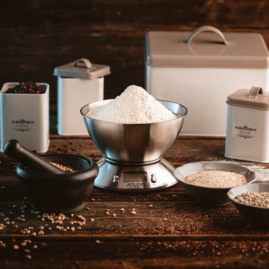 Cantar Bucatarie Bol Inox 5kg Adler