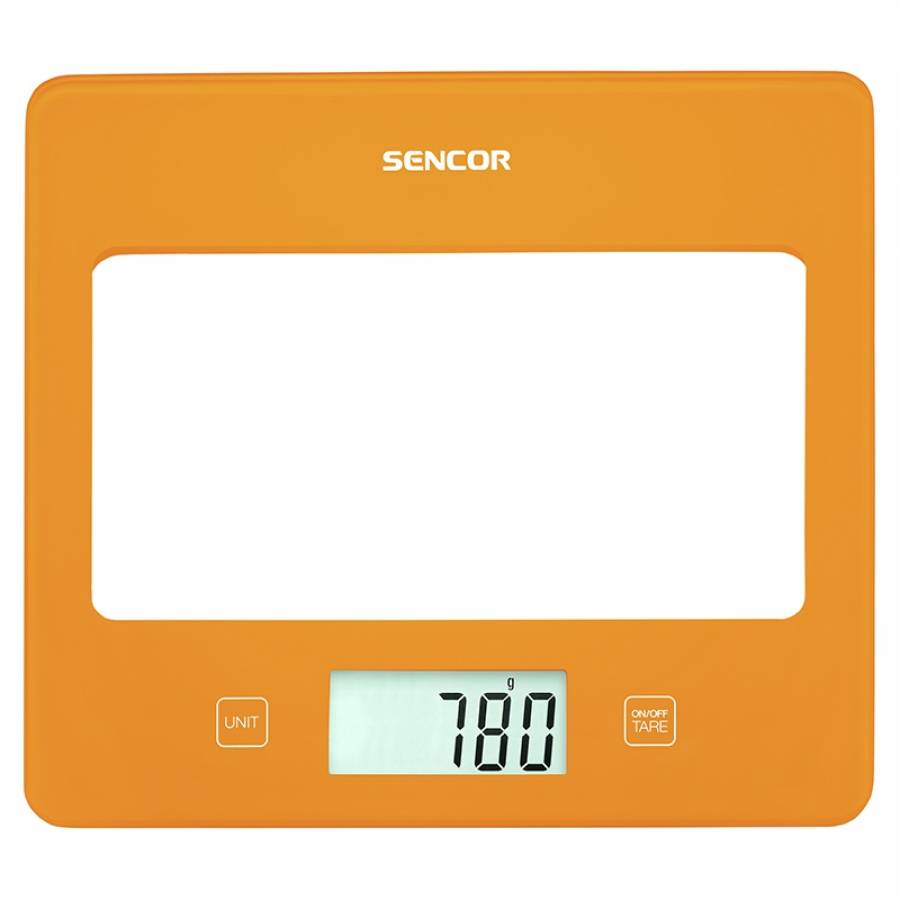 Cantar Bucatarie Sencor Securizat Portocaliu