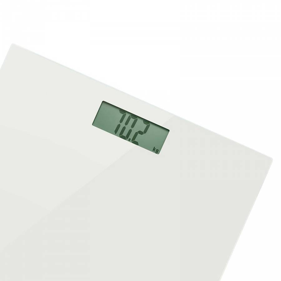 Cantar de Persoane, Sticla Securizata, Sencor, Alb